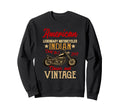 American Motorcycle Indian Old Biker Sweatshirt - Aesthetic Graphic Unisex - T-Shirt, Sweatshirt, Hoodie