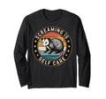 Opossum Therapeutic Screaming Stress T-Shirt - Custom Art Print for Adults - T-Shirt, Sweatshirt, Hoodie