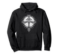 Sacred Cross Moth Goth Horror Antisocial Hoodie - Trendy Graphic Men Women - T-Shirt, Sweatshirt, Hoodie