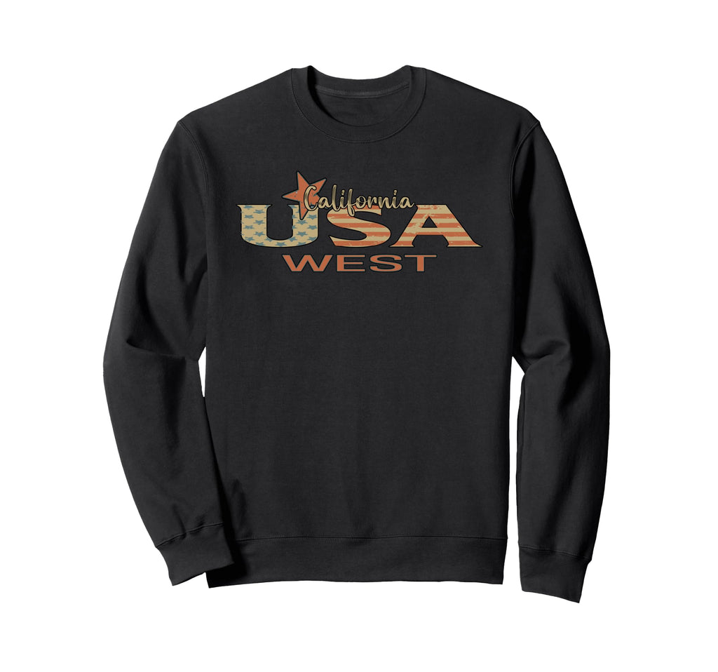 California Usa West Souvenir Sweatshirt - Trendy Graphic Men Women - T-Shirt, Sweatshirt, Hoodie