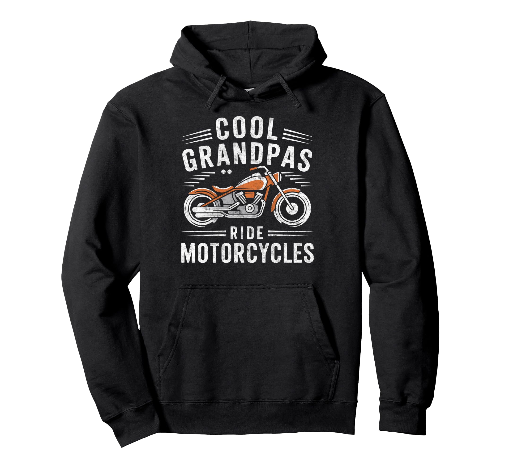 Grandpas Ride Motorcycles Biker Hoodie - Fun Novelty Design Unisex - T-Shirt, Sweatshirt, Hoodie