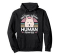 White Husky Dog Emotional Support Hoodie - Novelty Apparel for Adults - T-Shirt, Sweatshirt, Hoodie