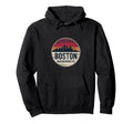 Boston Massachusetts Coastal Skyline Hoodie - Novelty Apparel Unisex - T-Shirt, Sweatshirt, Hoodie