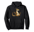 Meditation Dragon Yoga Pose Relaxing Hoodie - Fun Novelty Design Men Women - T-Shirt, Sweatshirt, Hoodie