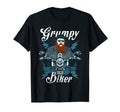 Grumpy Old Biker Gift Funny Beard T-Shirt - Unique Graphic Unisex - T-Shirt, Sweatshirt, Hoodie