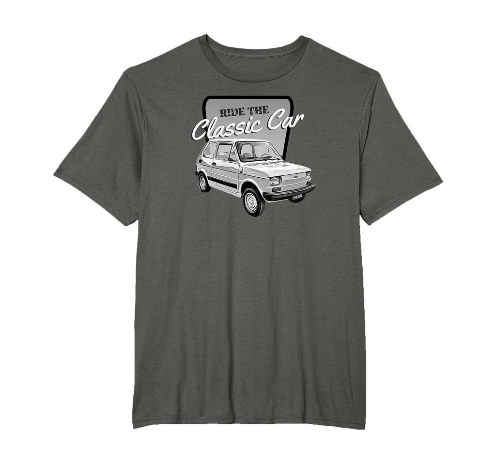 Domi Adults Car Fit Black Polyester 100 T-Shirt - Minimalist Print Unisex - T-Shirt, Sweatshirt, Hoodie