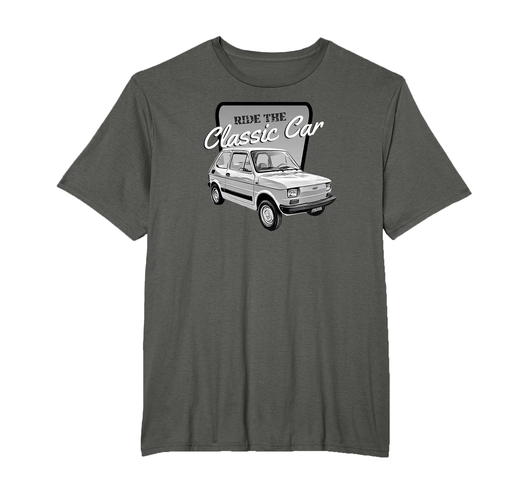 Domi Adults Car Fit Black Polyester 100 T-Shirt - Minimalist Print Unisex - T-Shirt, Sweatshirt, Hoodie
