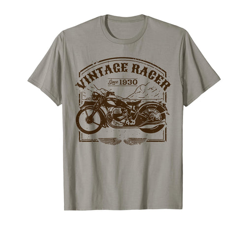 1930 Birthday Motorcycle Racer Bday T-Shirt - Fun Novelty Design for Adults - T-Shirt, Sweatshirt, Hoodie