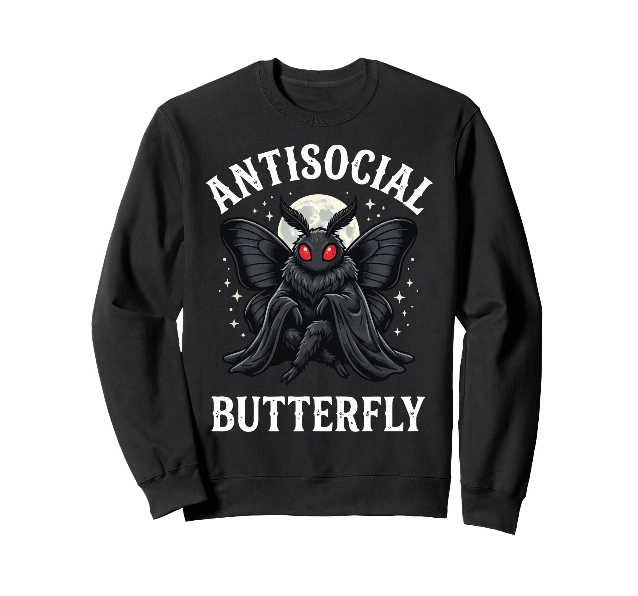 Cryptid Cryptozoology Mothman Introvert Hoodie - Novelty Apparel for Adults - T-Shirt, Sweatshirt, Hoodie