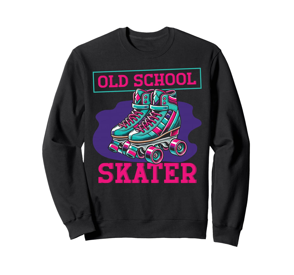 Roller Skating Skate 1970S Old Sweatshirt - Minimalist Print for Adults - T-Shirt, Sweatshirt, Hoodie