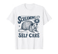 Screaming Is Self Care Funny Rat T-Shirt - Casual Everyday Wear for Adults - T-Shirt, Sweatshirt, Hoodie