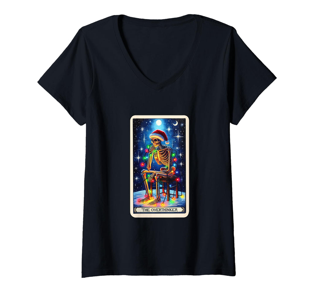 Womens Overthinker Tarot Card T-Shirt - Novelty Apparel for Adults - T-Shirt, Sweatshirt, Hoodie
