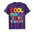 People Go To Therapy Groovy Mental T-Shirt - Trendy Graphic Men Women - T-Shirt, Sweatshirt, Hoodie