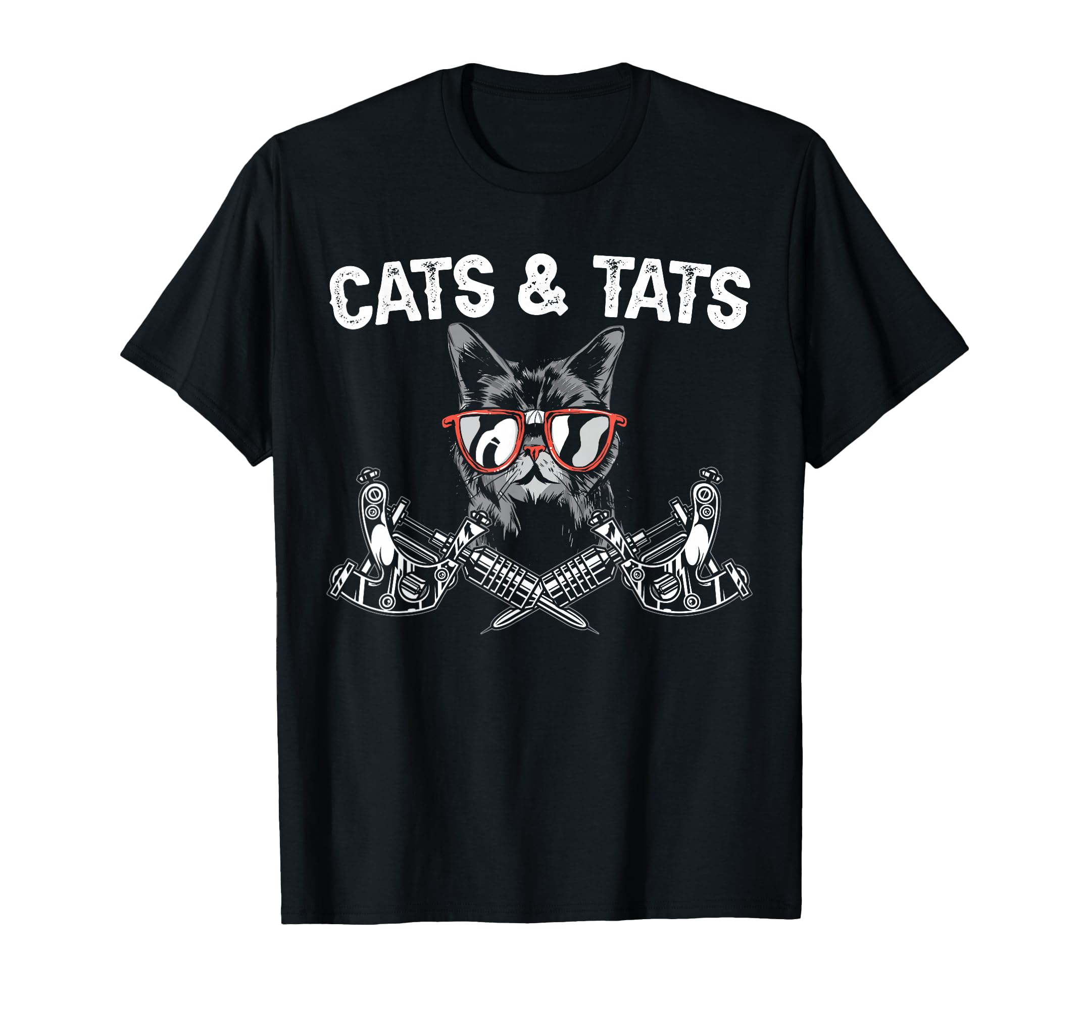 Cats And Tats Inking Tattoo Lover T-Shirt - Novelty Apparel Unisex - T-Shirt, Sweatshirt, Hoodie