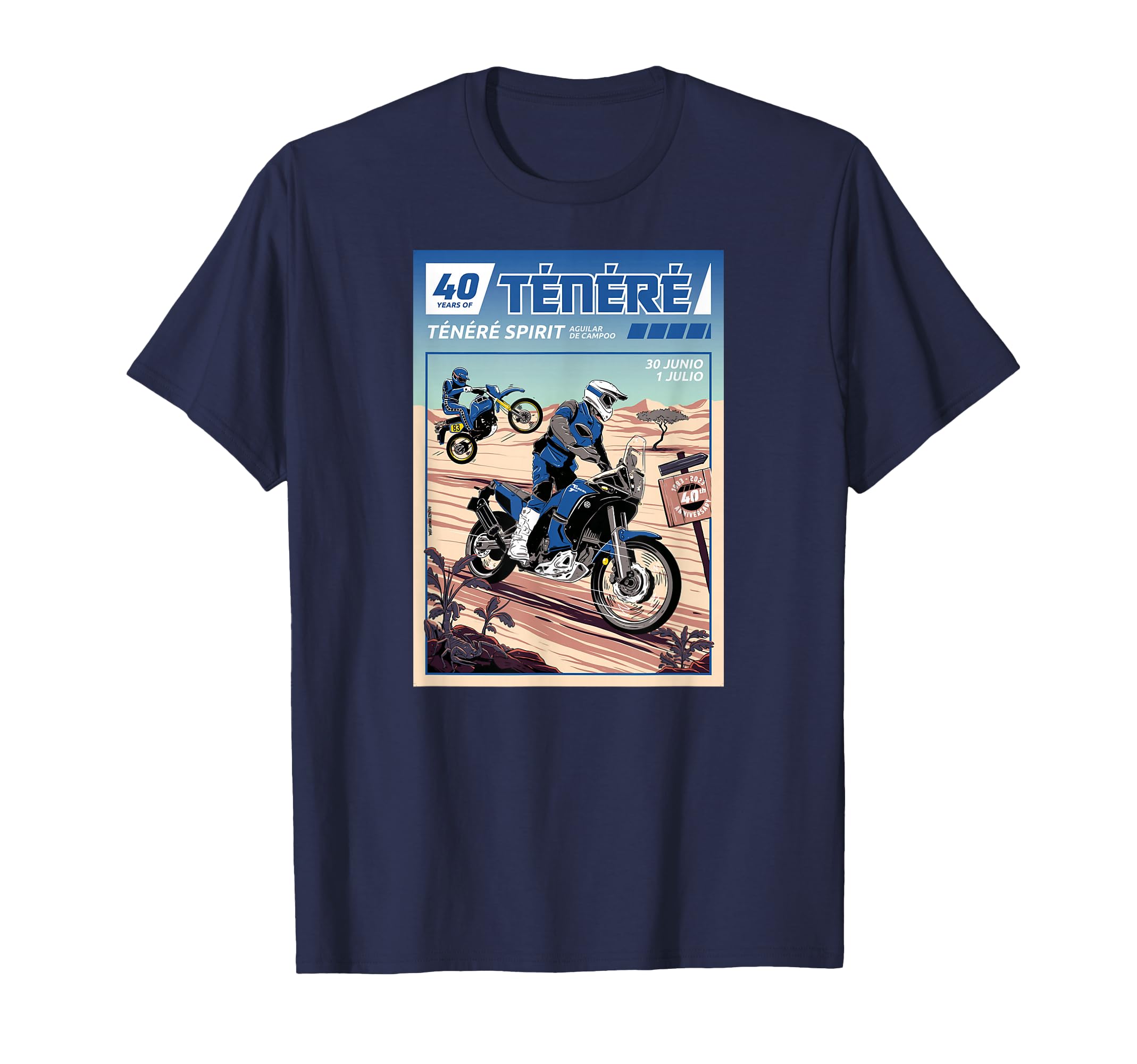 Tenere Adventure Bike Enduro T-Shirt - Streetwear Style for Adults - T-Shirt, Sweatshirt, Hoodie