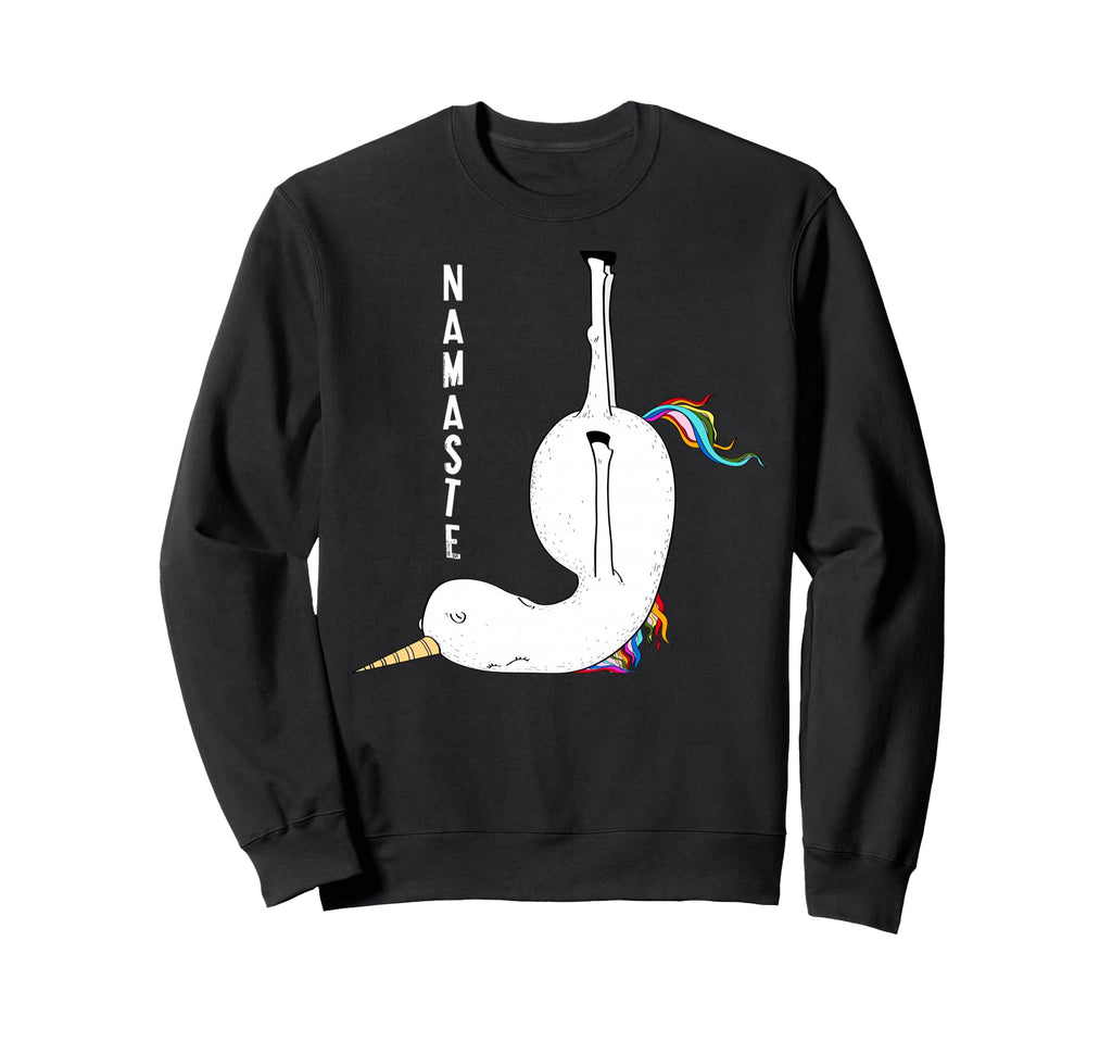 Funny Unicorn Yogi Yoga Pose Sweatshirt - Streetwear Style Men Women - T-Shirt, Sweatshirt, Hoodie