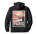 Paris Eiffel Tower River Sunset Hoodie - Casual Everyday Wear for Adults - T-Shirt, Sweatshirt, Hoodie