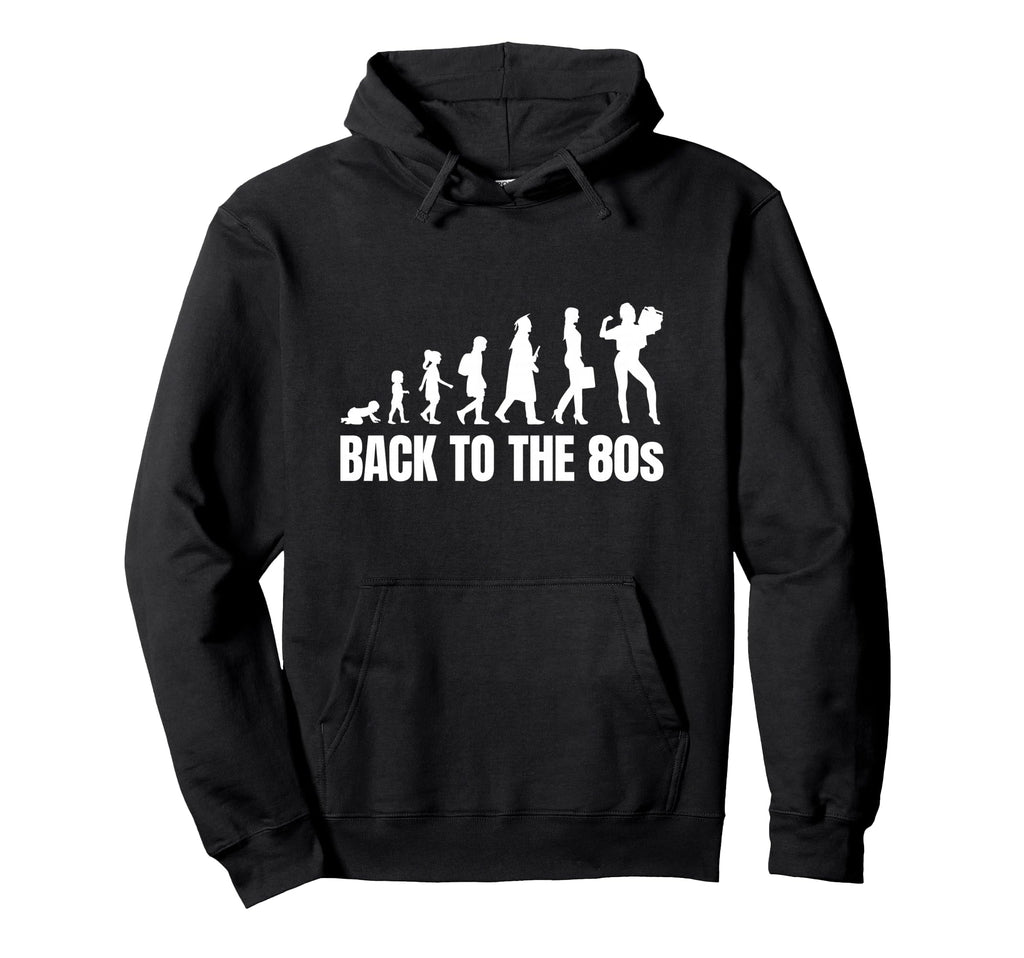 80S To Synthwave Hoodie - Minimalist Print Unisex - T-Shirt, Sweatshirt, Hoodie