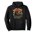 Sunset Palm Trees Lets Roll Roller Skates Hoodie - Custom Art Print Unisex - T-Shirt, Sweatshirt, Hoodie