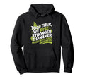 Together We Rise Butterfly Minority Mental Hoodie - Unique Graphic Unisex - T-Shirt, Sweatshirt, Hoodie