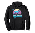 English Bull Terrier Synthwave Aesthetic Hoodie - Novelty Apparel Unisex - T-Shirt, Sweatshirt, Hoodie