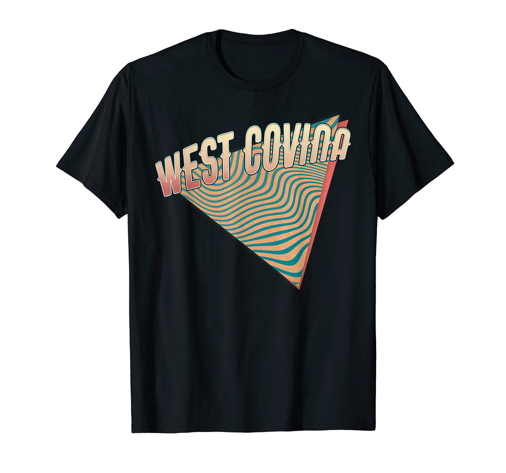 West Covina California Throwback T-Shirt - Fun Novelty Design for Adults - T-Shirt, Sweatshirt, Hoodie