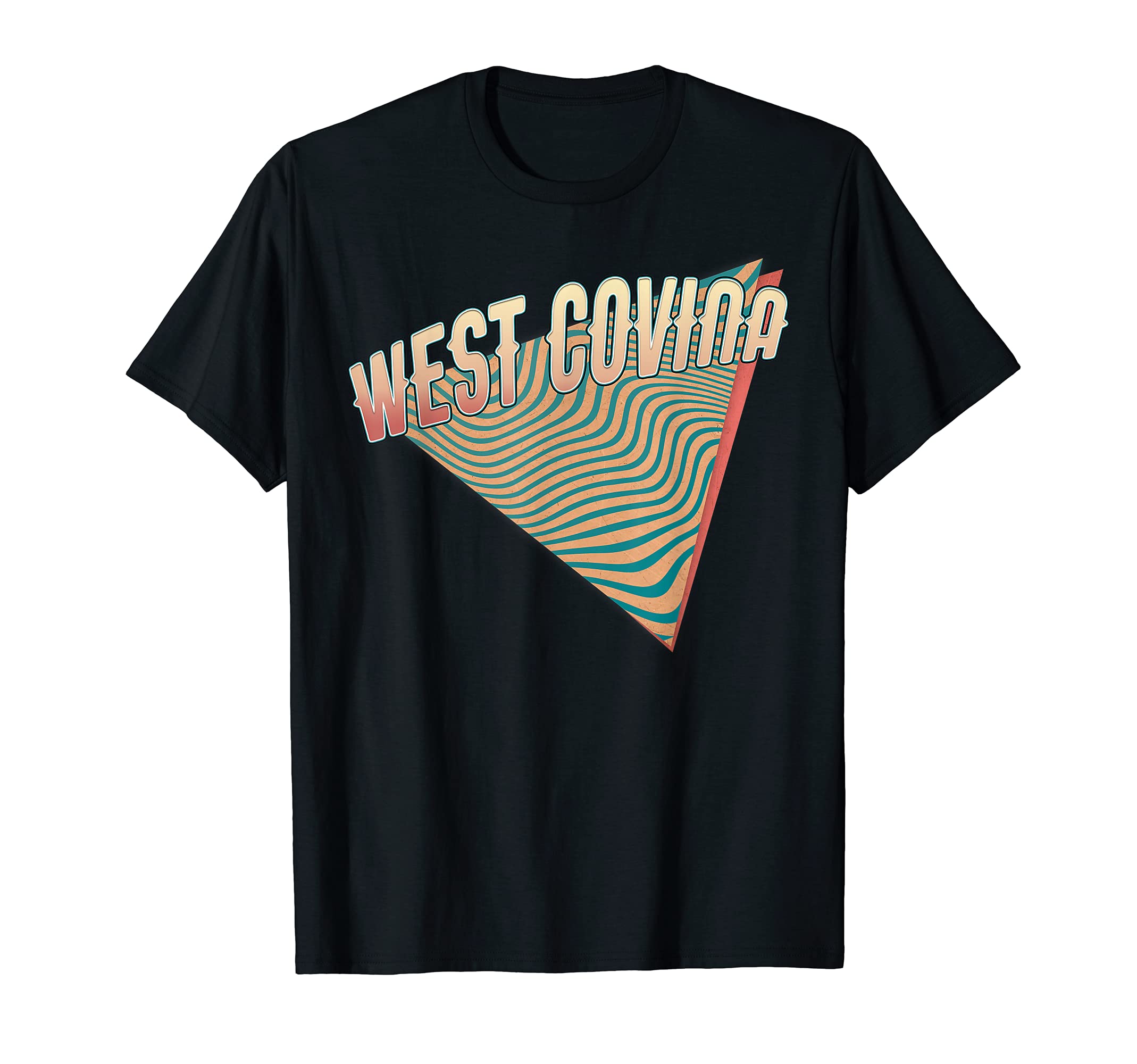 West Covina California Throwback T-Shirt - Fun Novelty Design for Adults - T-Shirt, Sweatshirt, Hoodie