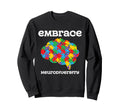 Neurodiversity Celebrate Brain Adhd Sweatshirt - Unique Graphic for Adults - T-Shirt, Sweatshirt, Hoodie