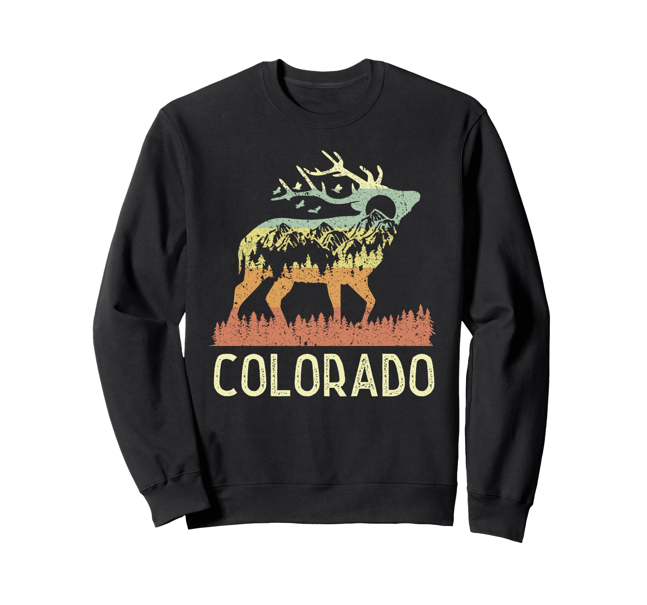 Colorado 70S 80S Nature Sweatshirt - Unique Graphic for Adults - T-Shirt, Sweatshirt, Hoodie