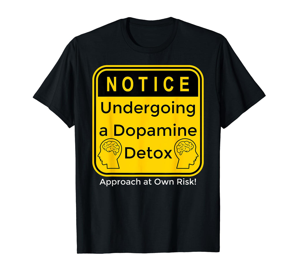 Funny Dopamine Detox Reset Mental T-Shirt - Minimalist Print for Adults - T-Shirt, Sweatshirt, Hoodie