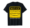 Funny Dopamine Detox Reset Mental T-Shirt - Minimalist Print for Adults - T-Shirt, Sweatshirt, Hoodie