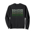 Saluton Esperanto 70S Sunset Sweatshirt - Aesthetic Graphic for Adults - T-Shirt, Sweatshirt, Hoodie