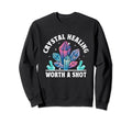 Spiritual Crystal Stones Healing Sweatshirt - Aesthetic Graphic for Adults - T-Shirt, Sweatshirt, Hoodie