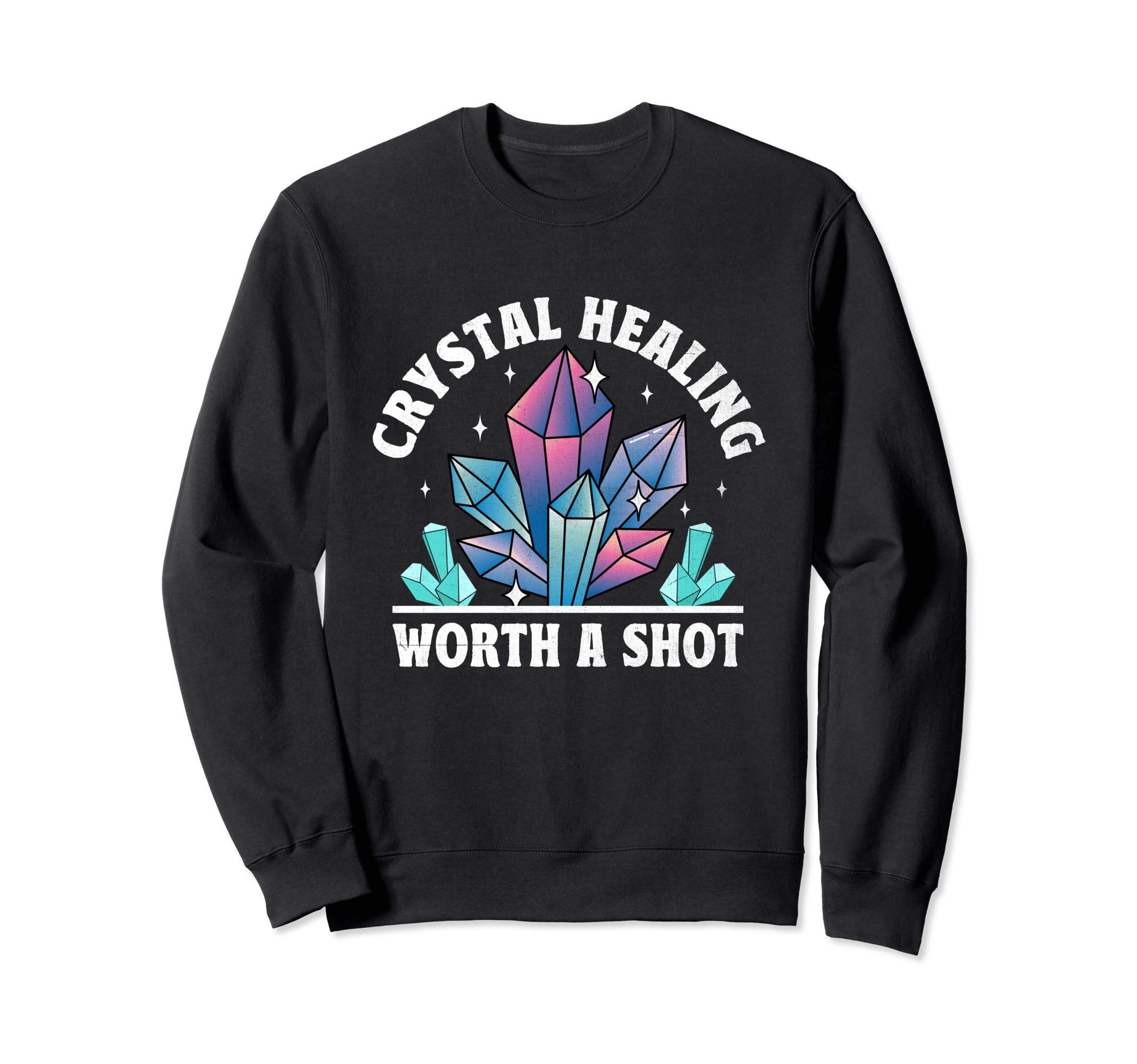 Spiritual Crystal Stones Healing Sweatshirt - Aesthetic Graphic for Adults - T-Shirt, Sweatshirt, Hoodie