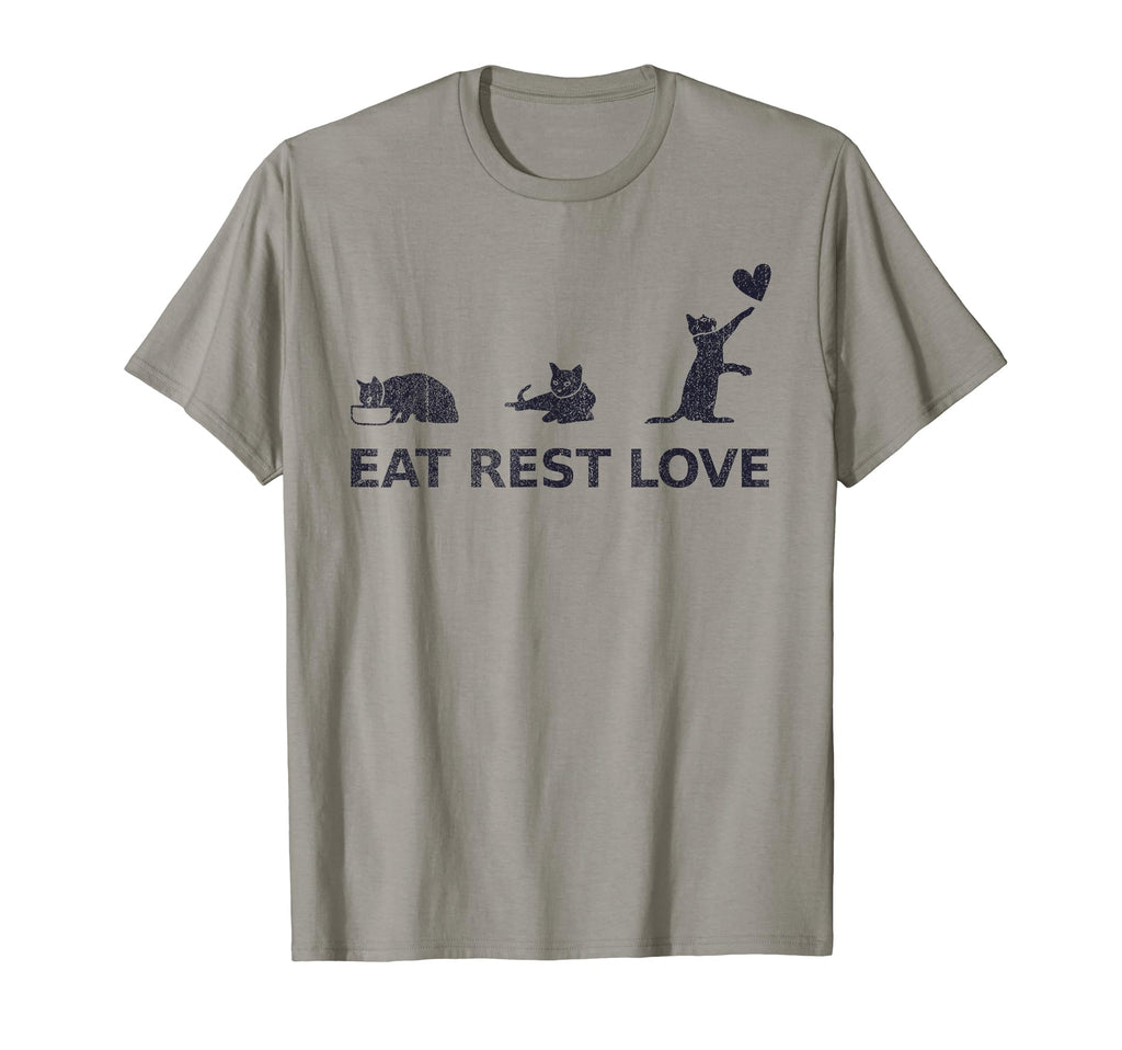 Eat Rest Love Hapiness Self Care T-Shirt - Fun Novelty Design Men Women - T-Shirt, Sweatshirt, Hoodie