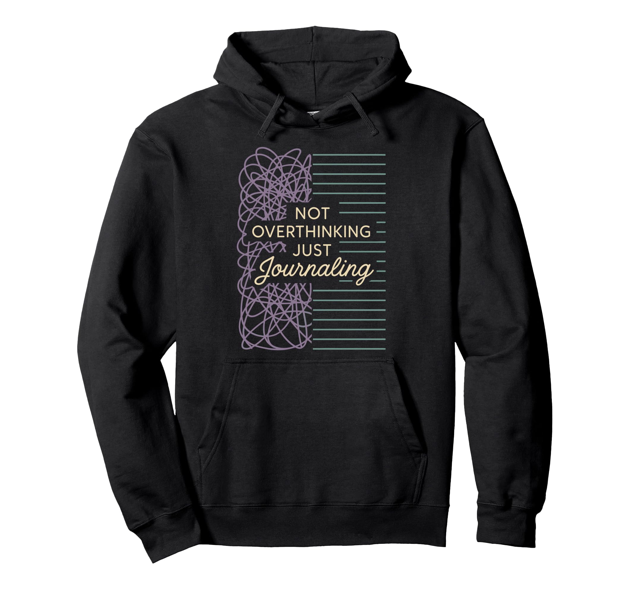 Mindfulness Journaling Self Care Hoodie - Casual Everyday Wear for Adults - T-Shirt, Sweatshirt, Hoodie