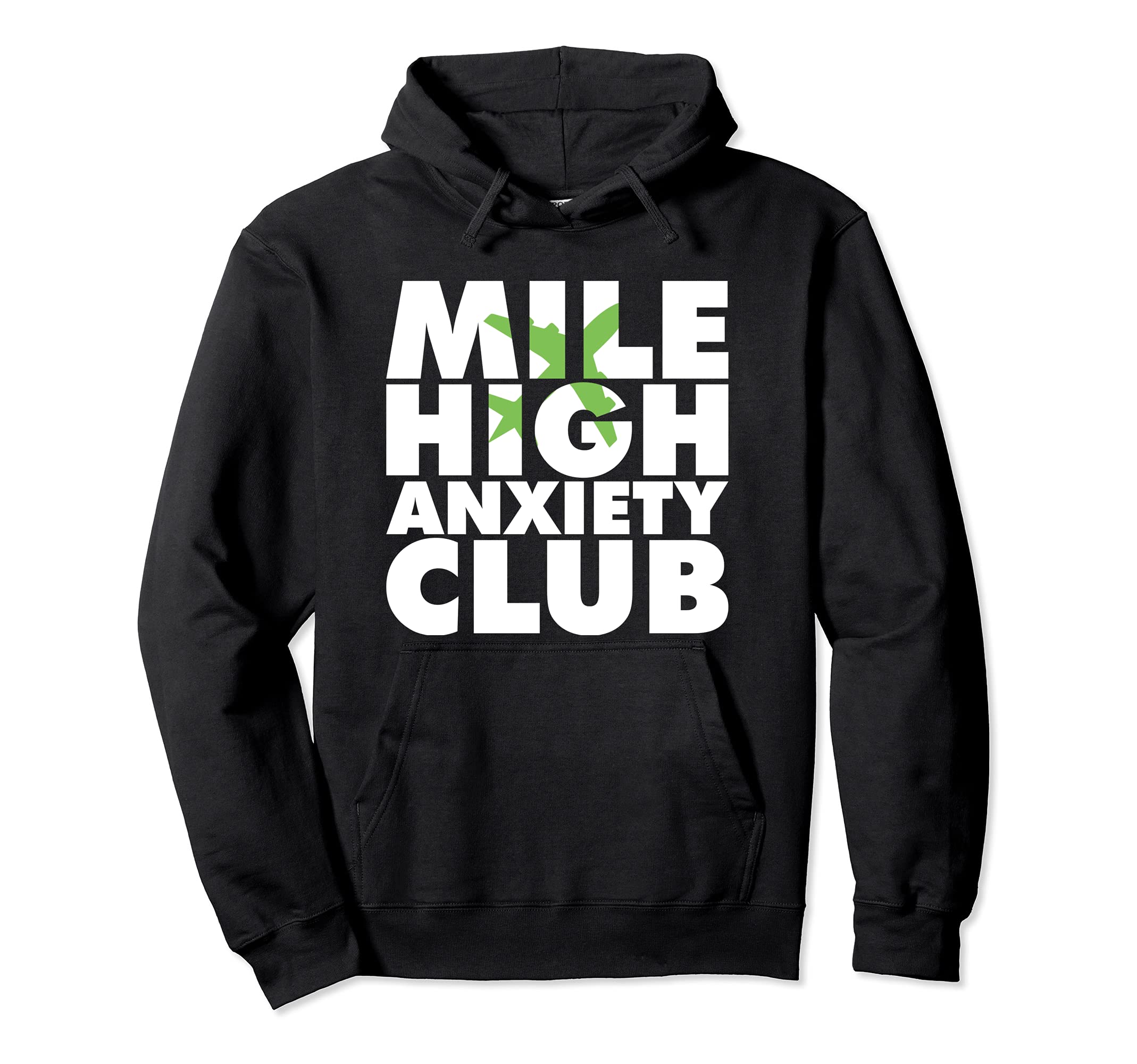 Mile High Anxiety Club Mental Health Hoodie - Minimalist Print Men Women - T-Shirt, Sweatshirt, Hoodie