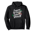 Mental Health Awareness Month Green Ribbon Hoodie - Graphic Print Unisex - T-Shirt, Sweatshirt, Hoodie