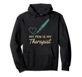 Mindfulness Journaling Self Care Mental Hoodie - Graphic Print Unisex - T-Shirt, Sweatshirt, Hoodie