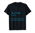 Mental Health Self Care T-Shirt - Minimalist Print Men Women - T-Shirt, Sweatshirt, Hoodie