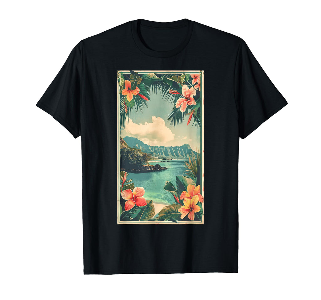 Hawaiian Postcard Inspired T-Shirt - Casual Everyday Wear Men Women - T-Shirt, Sweatshirt, Hoodie