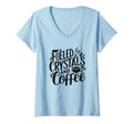 Womens Espresso Energy Healing V Neck T-Shirt - Graphic Print Unisex - T-Shirt, Sweatshirt, Hoodie