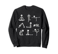 Funny Skeletons Yoga Meditation Sweatshirt - Aesthetic Graphic Men Women - T-Shirt, Sweatshirt, Hoodie