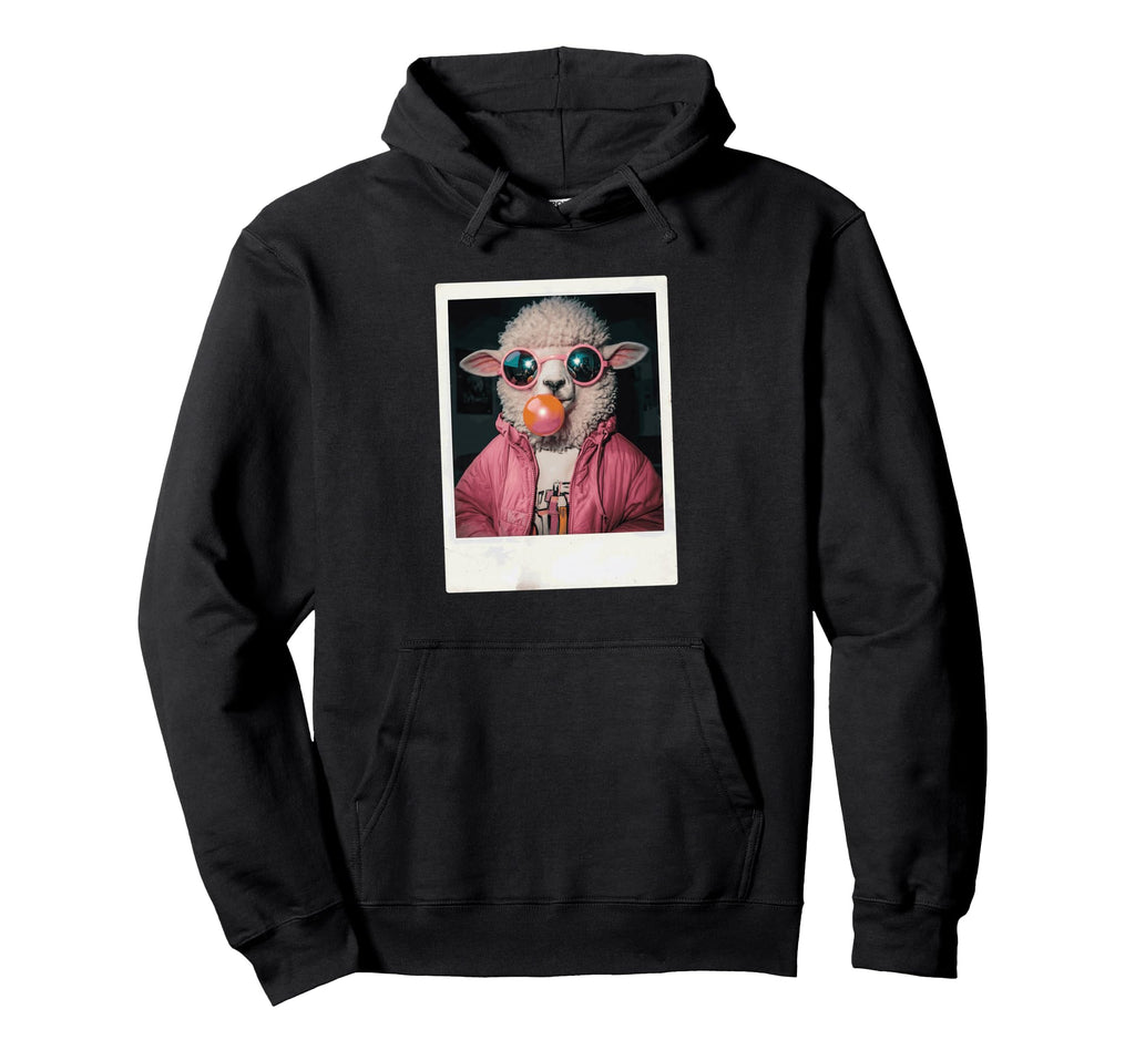Sheep Hipster Vibes 90S Film Hoodie - Streetwear Style Men Women - T-Shirt, Sweatshirt, Hoodie