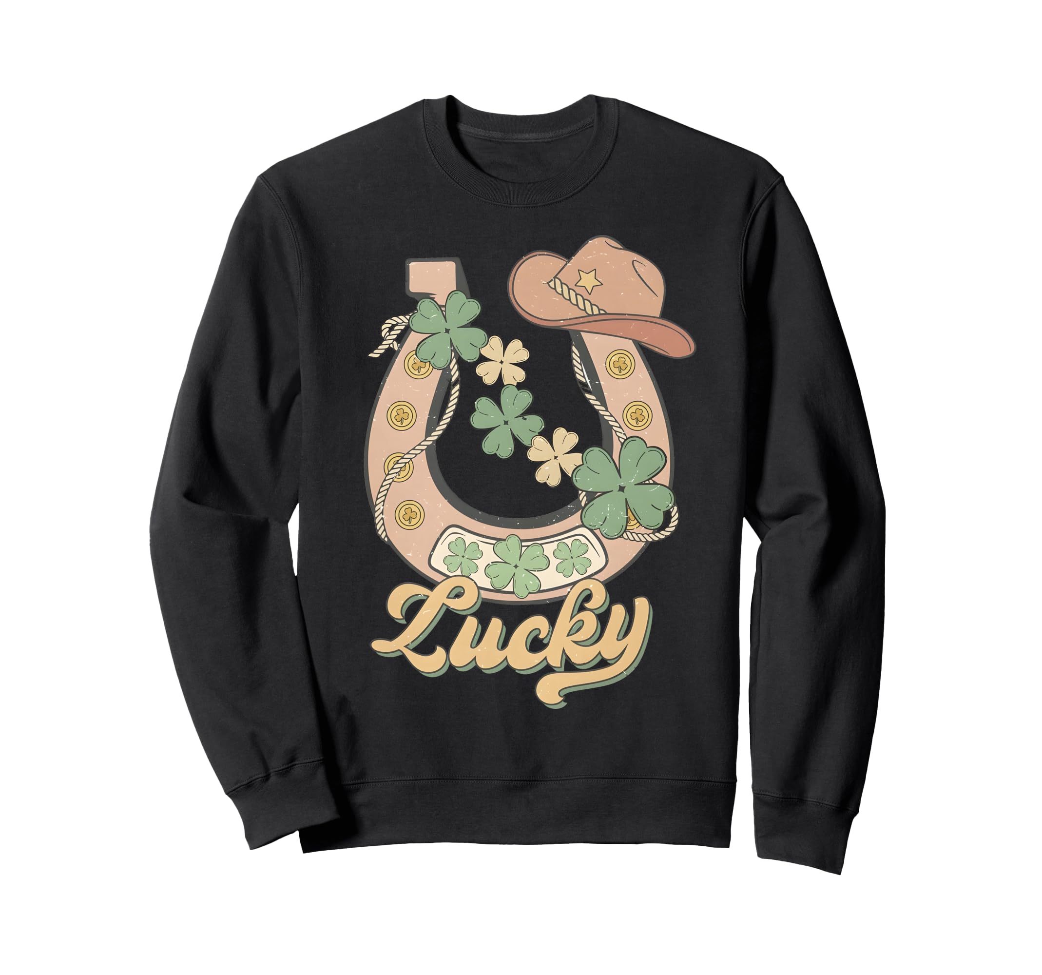 Howdy Cowboy St Patricks Day Sweatshirt - Streetwear Style for Adults - T-Shirt, Sweatshirt, Hoodie