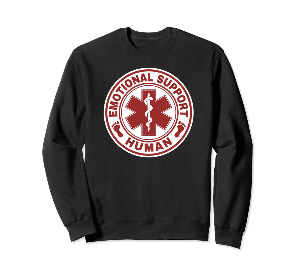 Emotional Support Human Mental Health Hoodie - Aesthetic Graphic for Adults - T-Shirt, Sweatshirt, Hoodie