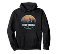 West Virginia Skyline Souvenir Hoodie - Graphic Print Unisex - T-Shirt, Sweatshirt, Hoodie