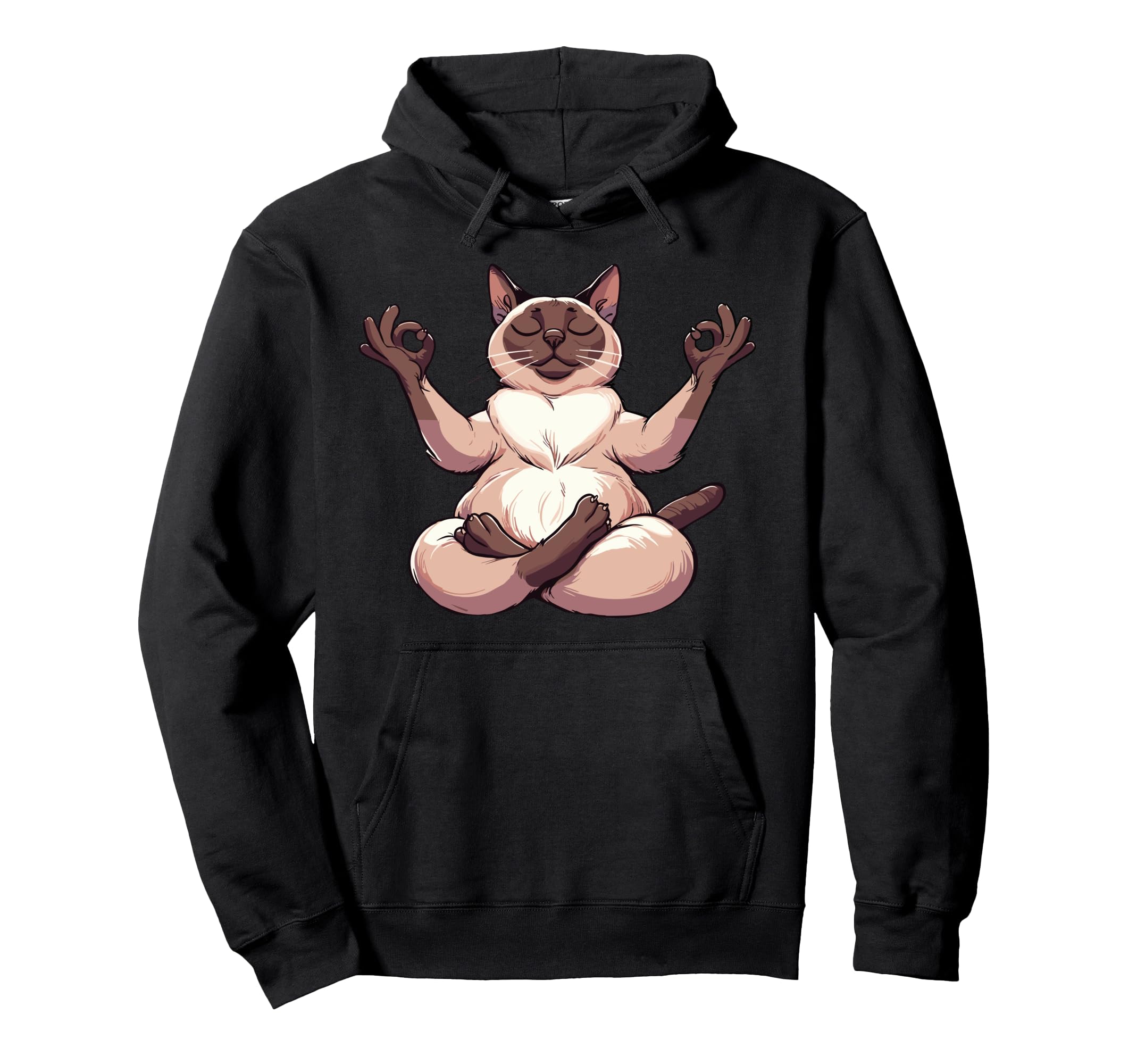 Meditation Siamese Yoga Pose Relaxing Hoodie - Streetwear Style Unisex - T-Shirt, Sweatshirt, Hoodie