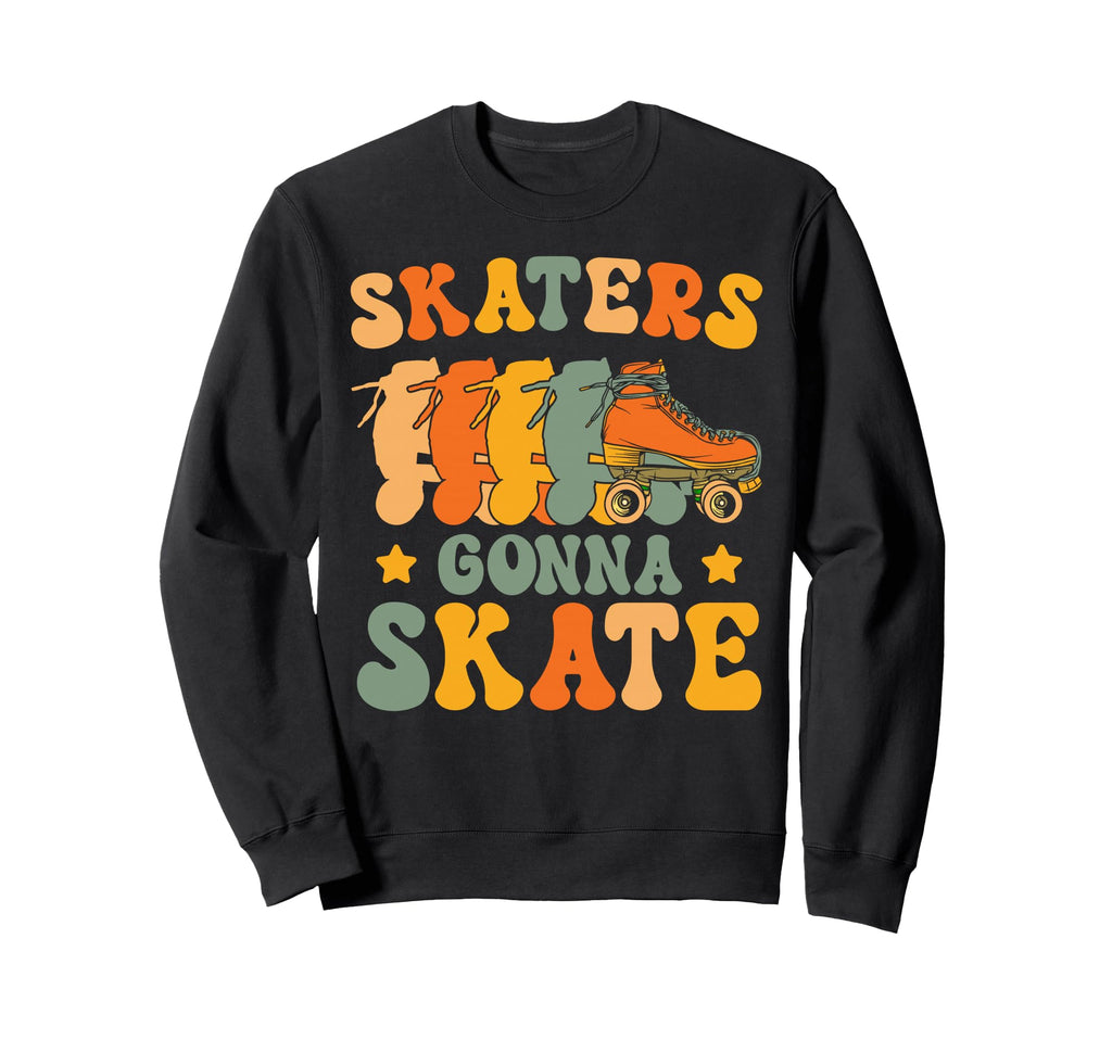 Roller Skating Skate 1970S Skaters Sweatshirt - Streetwear Style Unisex - T-Shirt, Sweatshirt, Hoodie