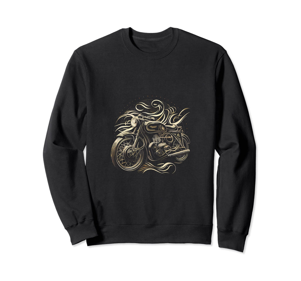Stylish Motorcycle Sweatshirt - Unique Graphic Unisex - T-Shirt, Sweatshirt, Hoodie